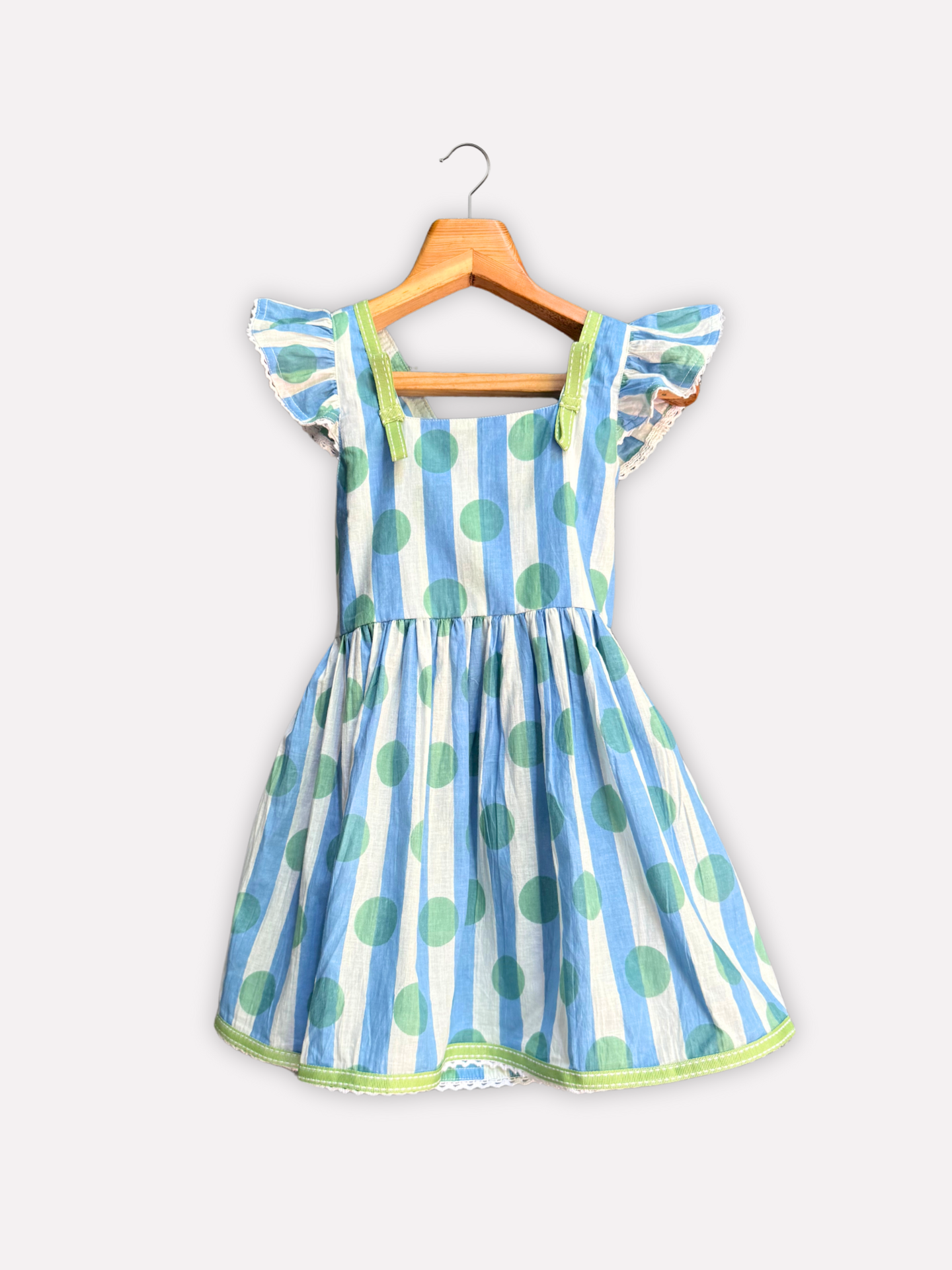 Dotty Crossback Dress Girls