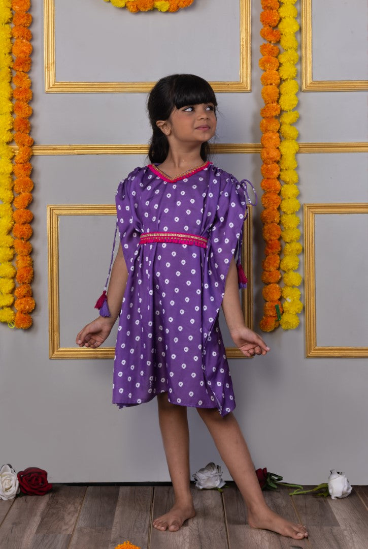 Auber Kaftan Purple Dress