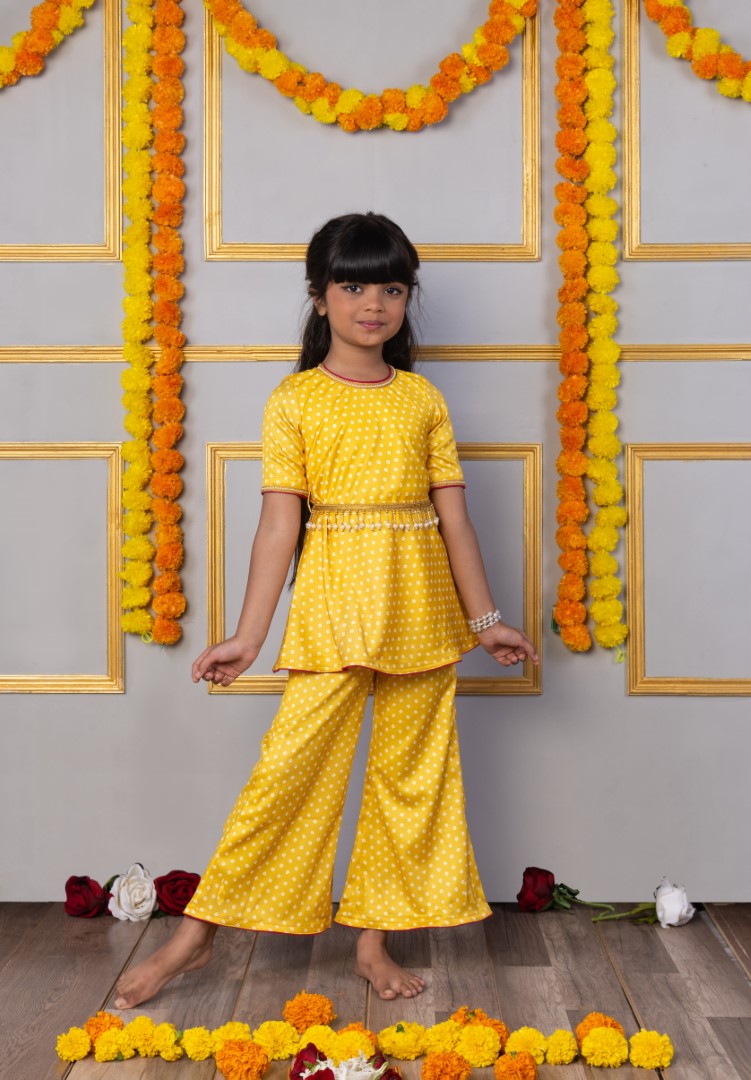 Senna Yellow kurta set