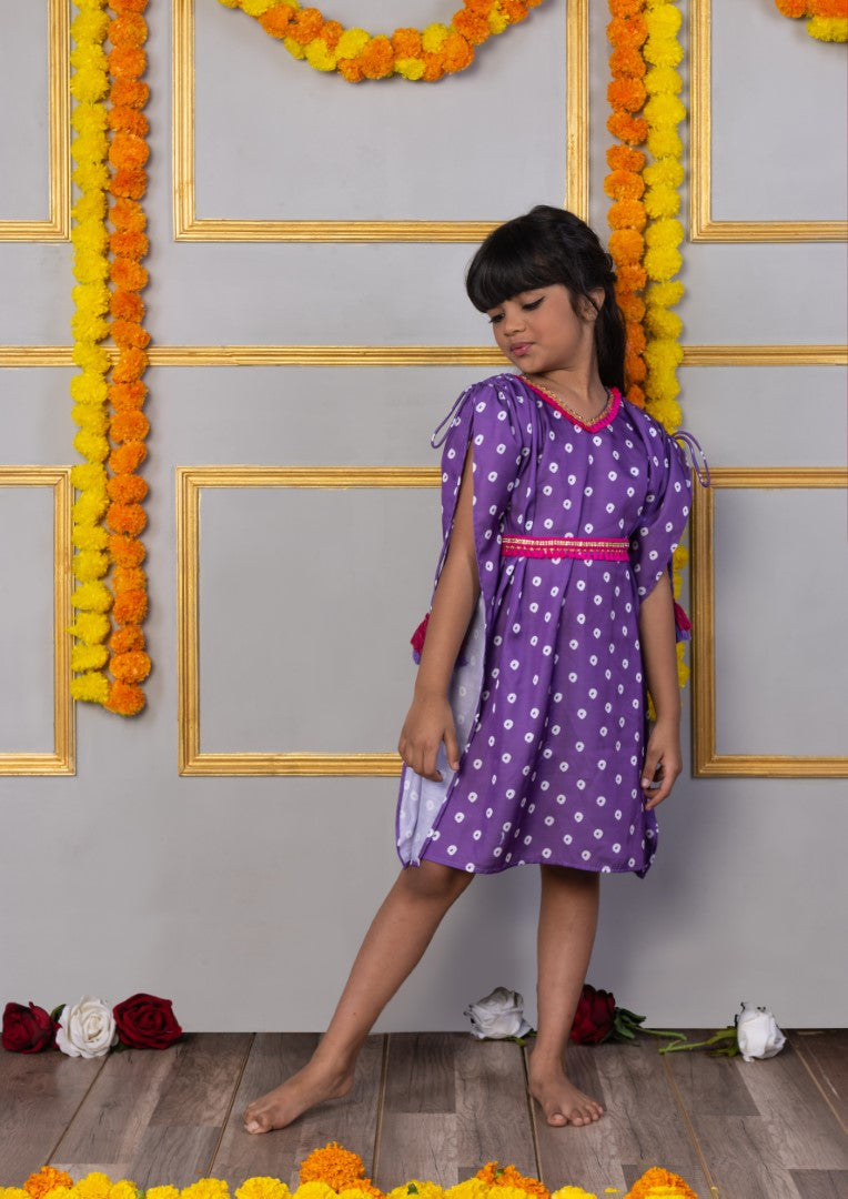 Auber Kaftan Purple Dress