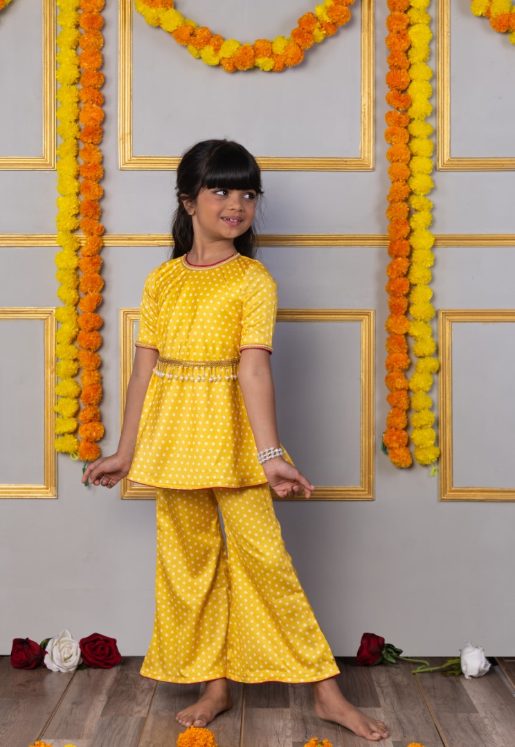 Senna Yellow kurta set