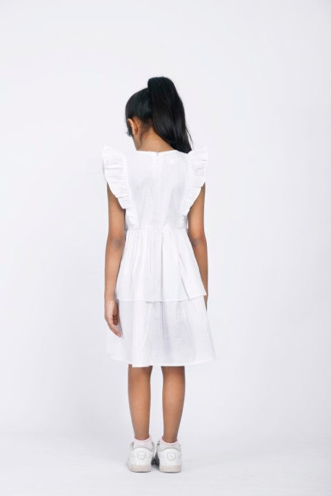Faye White Dress