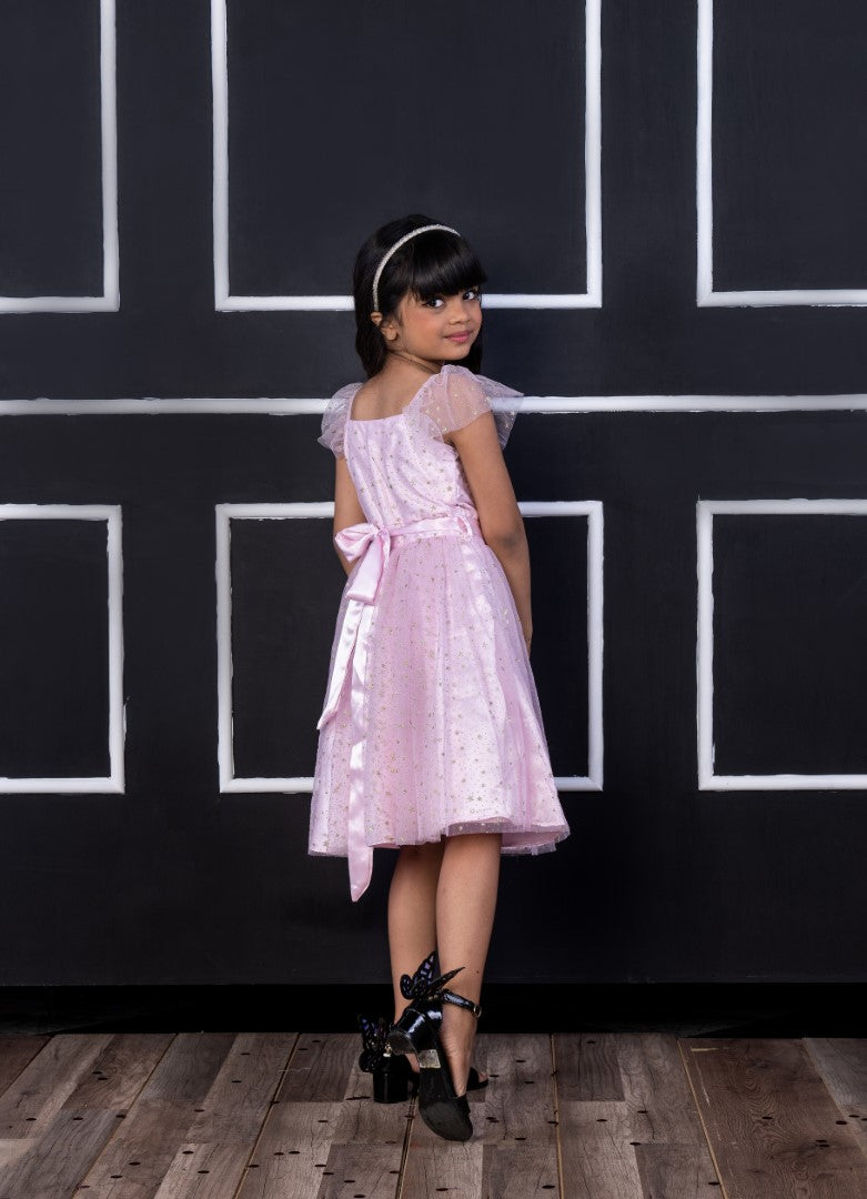 Starry Pink Party Dress