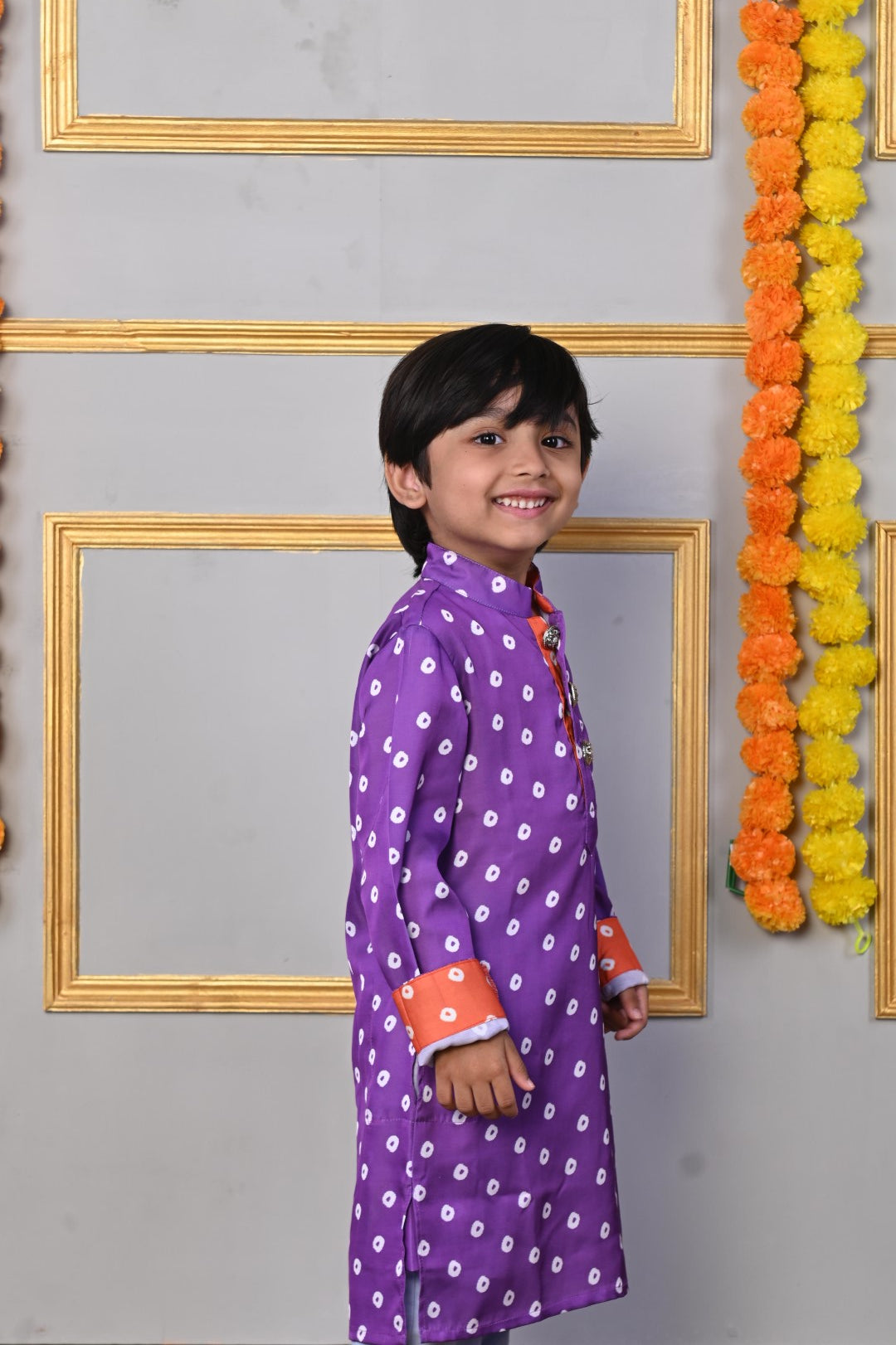 Rudra Purple Kurta