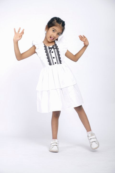Faye White Dress