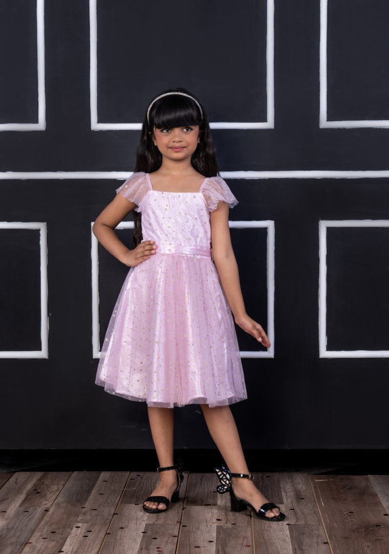 Starry Pink Party Dress