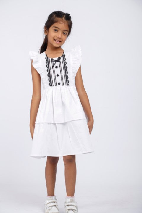 Faye White Dress