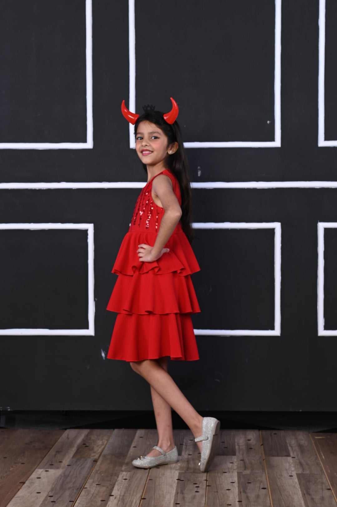 Emory Red Party Dress