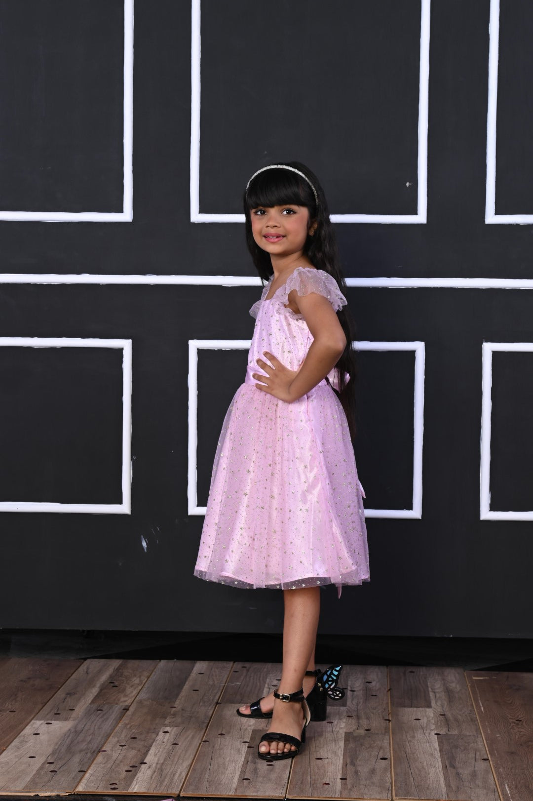Starry Pink Party Dress