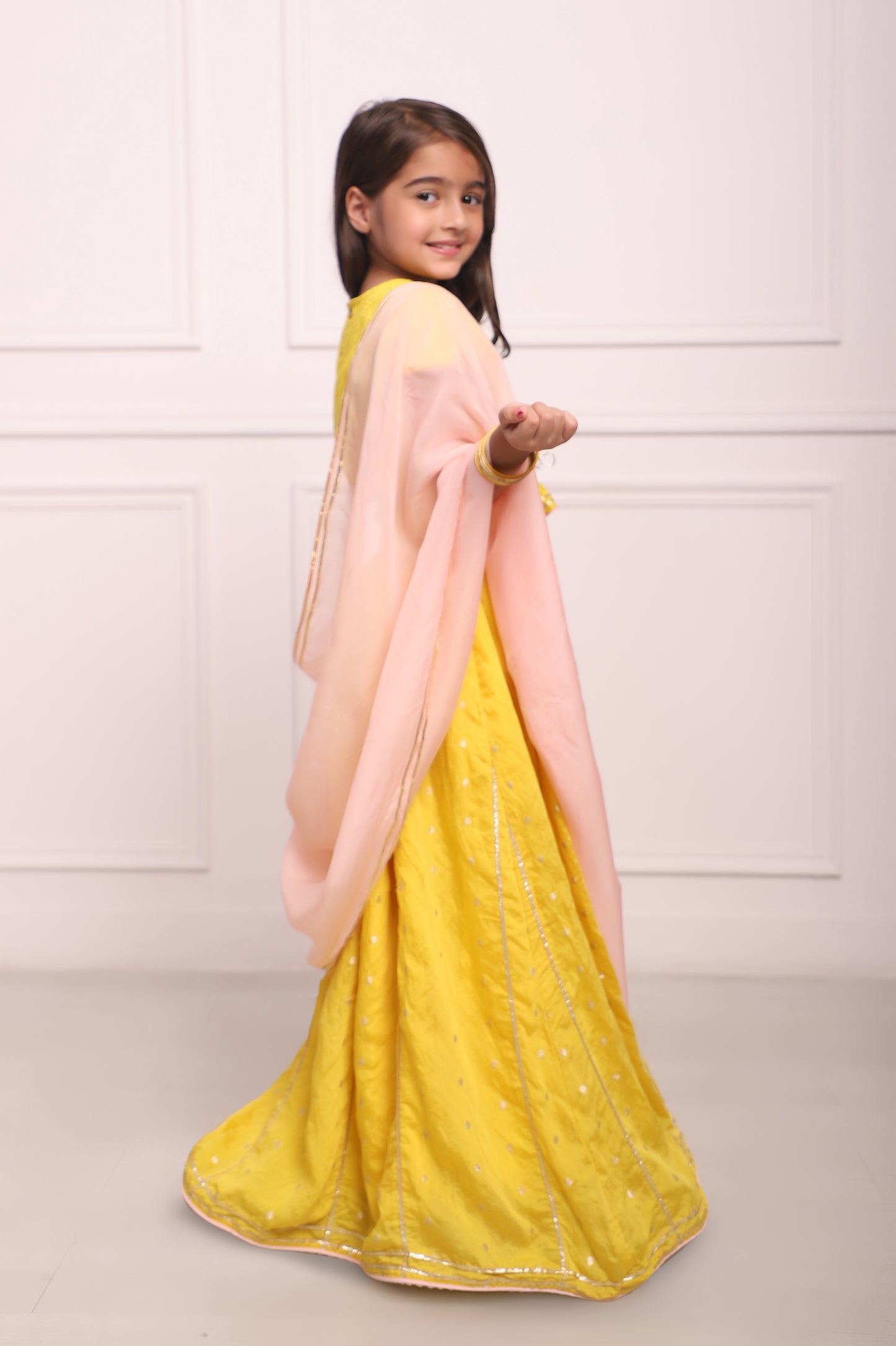 Mehek Yellow Lehenga Set