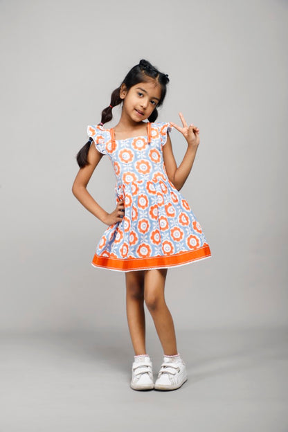 Daffodil Orange Dress