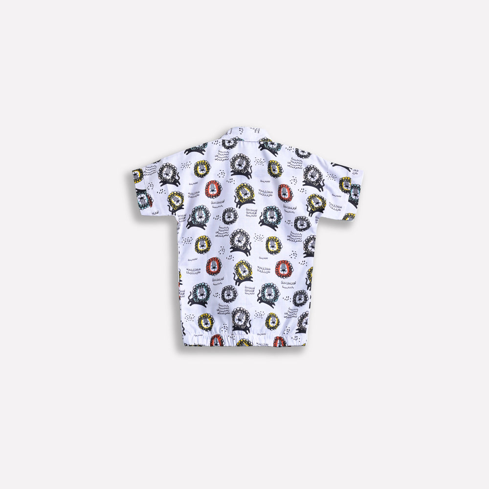 Leo printed shirt