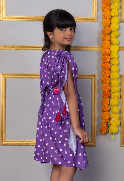 Auber Kaftan Purple Dress