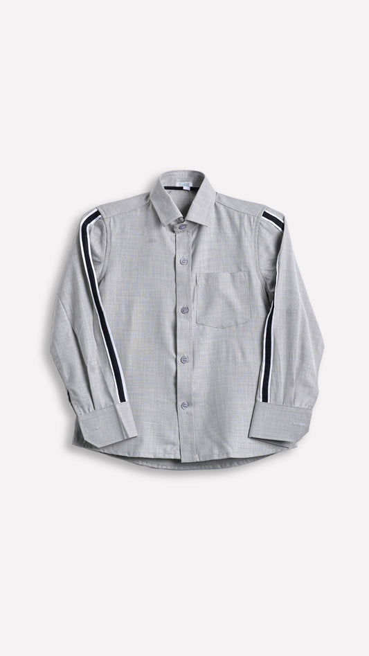 Ashen Grey Boys Shirt