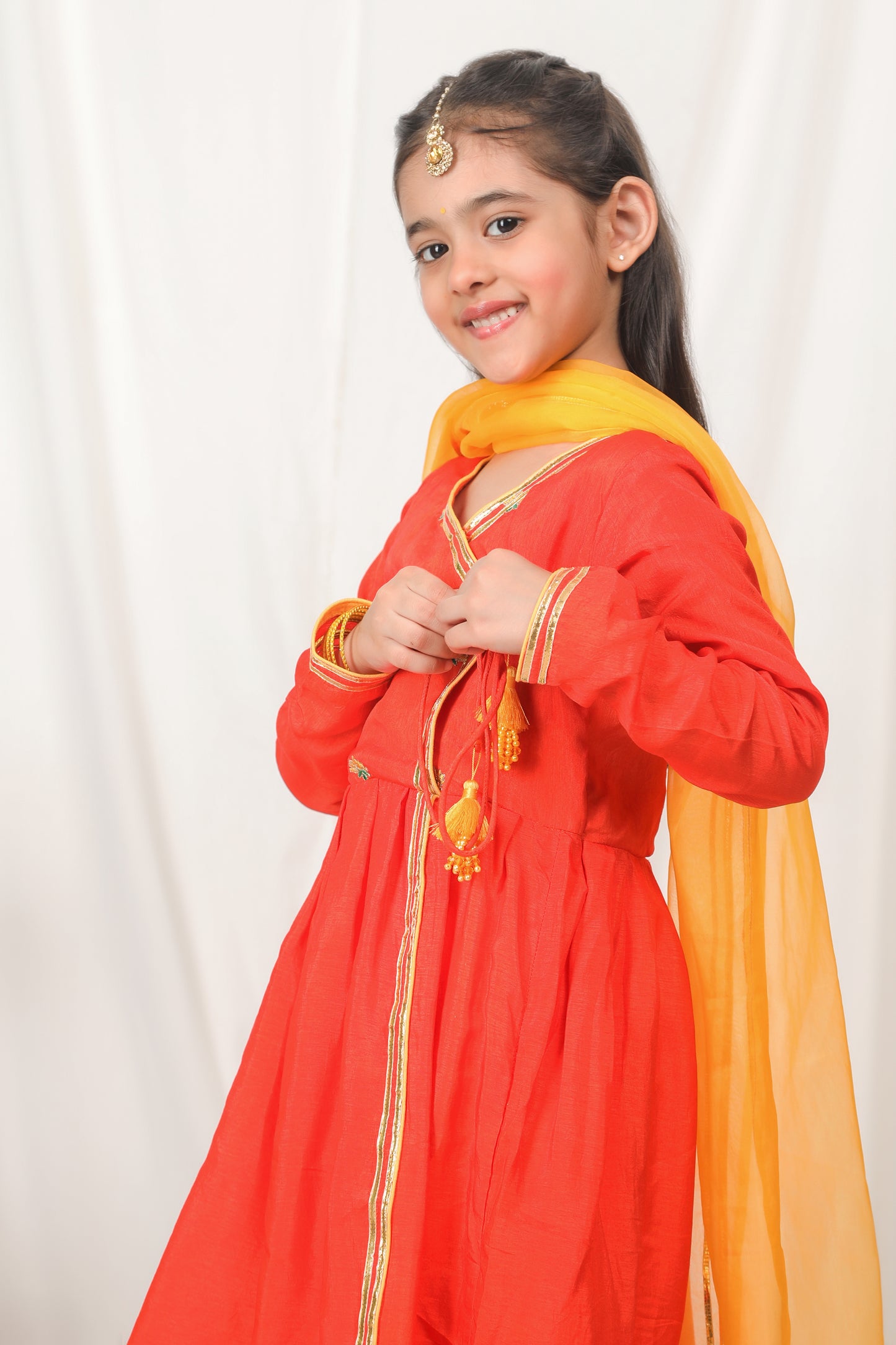 Gulmohar Anarkali Set